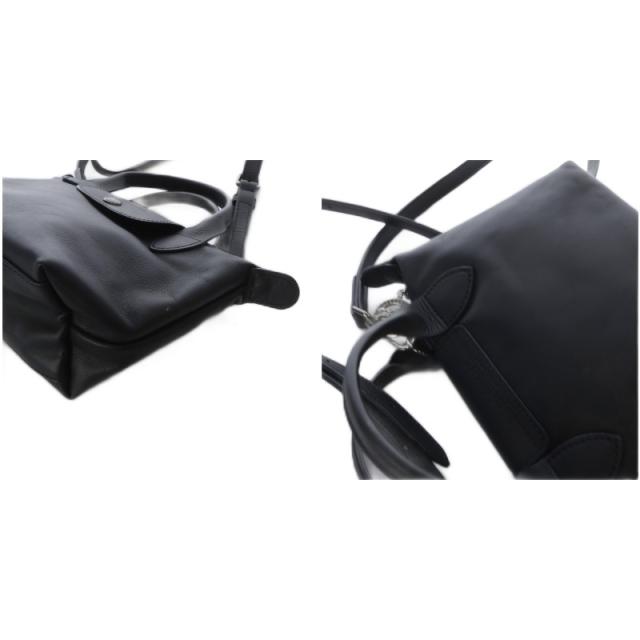 【中古】ロンシャン LONGCHAMP ル プリアージュ エクストラ XS トップハンドルバッグ トートバッグ ブラック_8