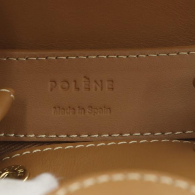 【中古】ポレーヌ POLENE Numero Un Nano バッグ ハンドバッグ ワンハンドル ショルダーバッグ 2way レザー ブラウン_2