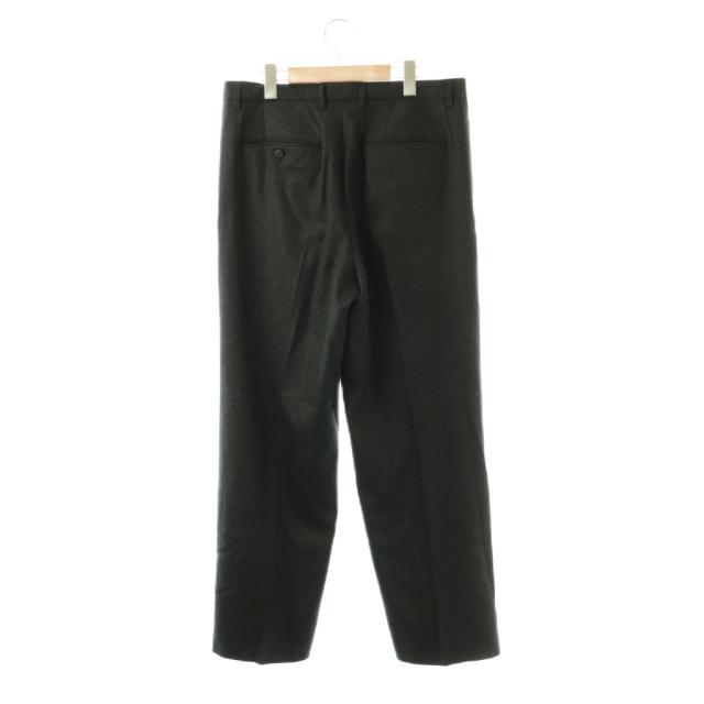【中古】サタデーズ ニューヨークシティ 24AW WOOL SAXONY 2TUCK SLACKS スラックス パンツ タック L グレー_1