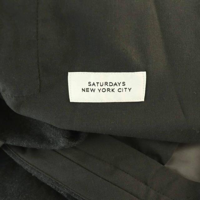 【中古】サタデーズ ニューヨークシティ 24AW WOOL SAXONY 2TUCK SLACKS スラックス パンツ タック L グレー_5