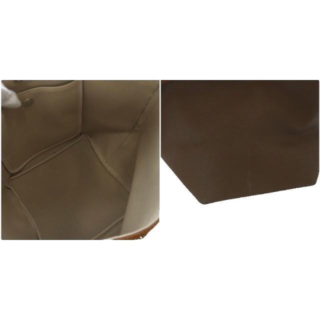 【中古】エルベシャプリエ Herve Chapelier 707GP リュクス舟型トートM ハンドバッグ トープ×ヴィゴーニュ_8
