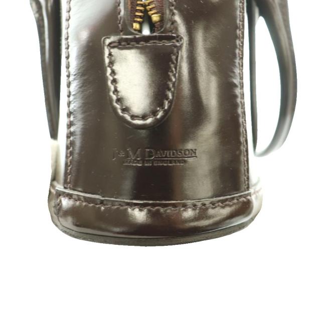 【中古】ジェイ&エムデヴィッドソン J&M Davidson ハンドバッグ ブライドルレザー 茶 ブラウン /SS ■OS レディース_6