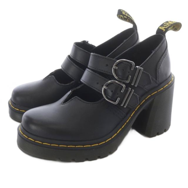 【中古】ドクターマーチン DR.MARTENS EVIEE メリー ジェーン シューズ サンダル UK4 黒 ブラック /SR レディース