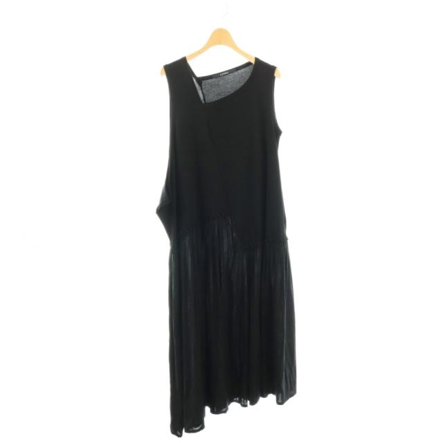 【中古】リミフゥ LIMI feu 25SS ASYMMETRY DRESS ワンピース ノースリーブ ロング 2 黒 /NR ■OS レディース