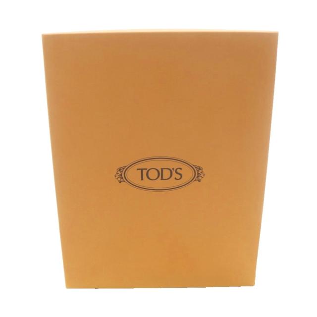 【中古】トッズ TOD'S ハラコ アニマルショートブーツ ハイヒール 38.5 茶色 ブラウン 黒 ブラック /SR レディース_5