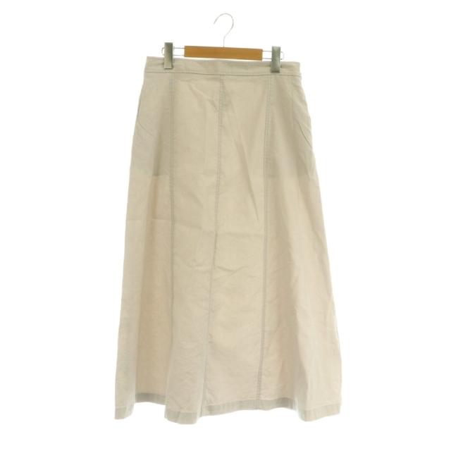【中古】セオリーリュクス theory luxe 25SS Lush Linen Esly Skirt ロングスカート フレア ストレッチ 38