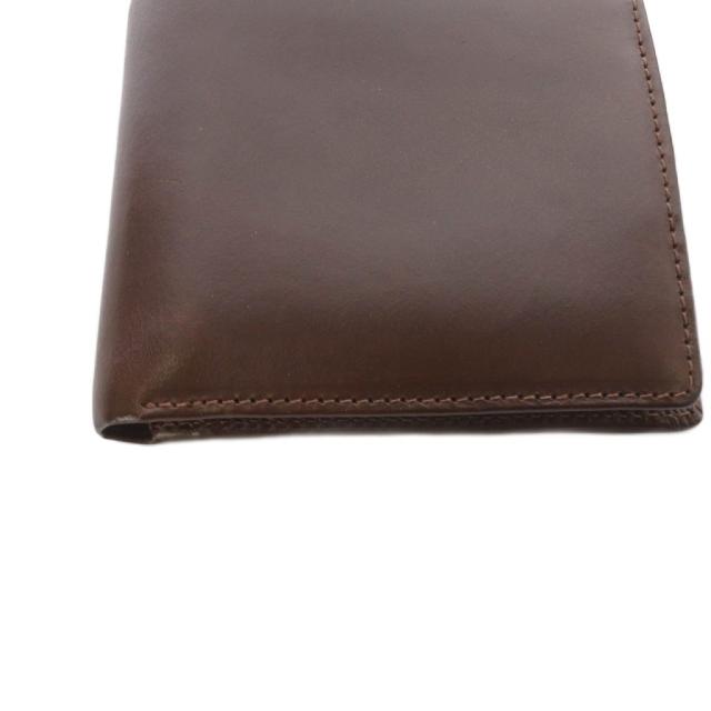 【中古】ホワイトハウスコックス 二つ折り財布 レザー 茶色 ブラウン S7532 /SR メンズ_3
