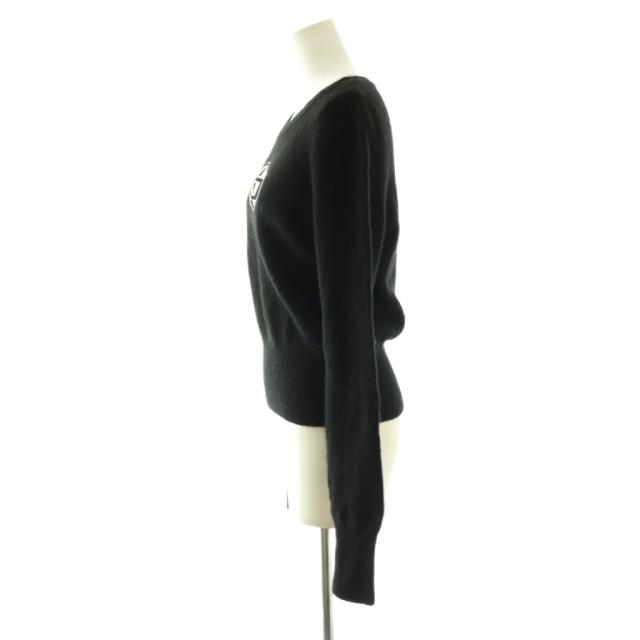 【中古】ディーゼル DIESEL M-AREESA ロゴ ニット セーター L ブラック /DF ■OS レディース_2