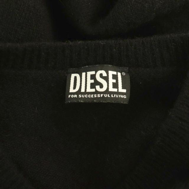 【中古】ディーゼル DIESEL M-AREESA ロゴ ニット セーター L ブラック /DF ■OS レディース_4