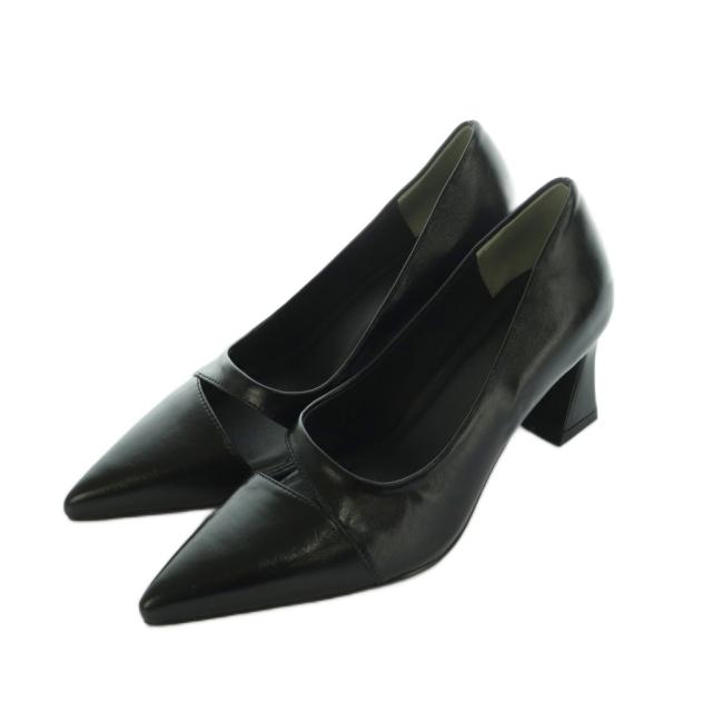 【中古】アメリヴィンテージ 25AW SIDE SLIT POINTED TOE PUMPS パンプス S 22.5-23.0cm 黒 0125212870950