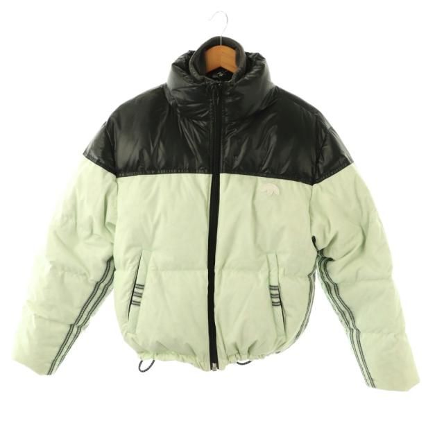 【中古】アディダスオリジナルス ×アレキサンダーワン ジャケット ジップアップ 3XS ブラック ライトブルー