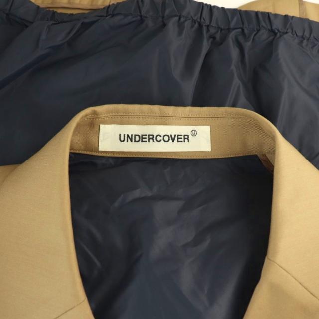 【中古】アンダーカバー UNDERCOVER パネルド ブレザー Panelled Blazer ジャケット 2 紺 ネイビー ベージュ /SS_5