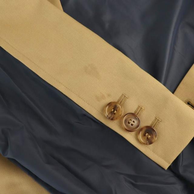 【中古】アンダーカバー UNDERCOVER パネルド ブレザー Panelled Blazer ジャケット 2 紺 ネイビー ベージュ /SS_6