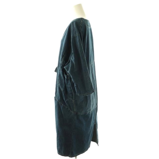 【中古】キャピタル kapital デニムギミックワークデニムワンピース ロング XS ブルー /HK ■OS レディース_2
