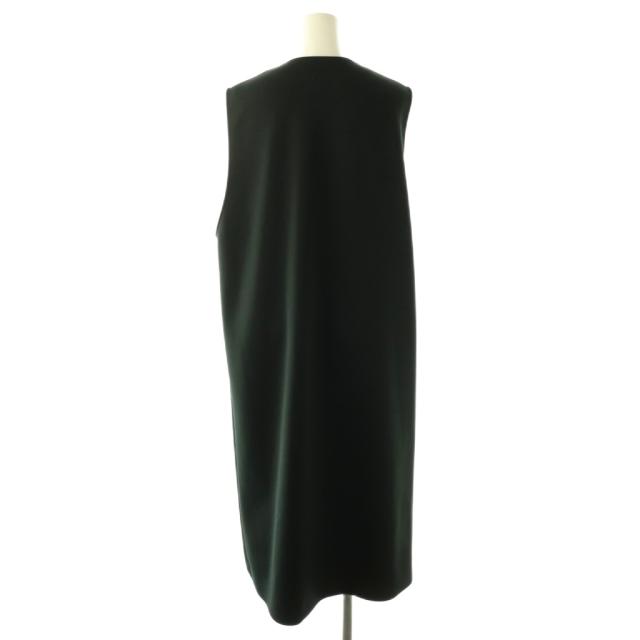 【中古】アドーア ADORE 24SS スキューバジャージージャケット ロング ジップアップ 38 ブラック /HK ■OS レディース_1