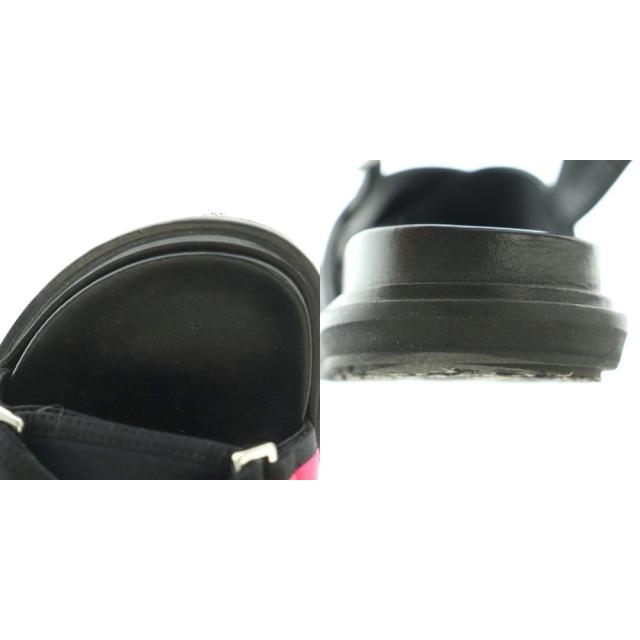 【中古】マルニ MARNI クロス サンダル 40 25.0cm 黒 FBMS005201 /MI ■OS メンズ_8