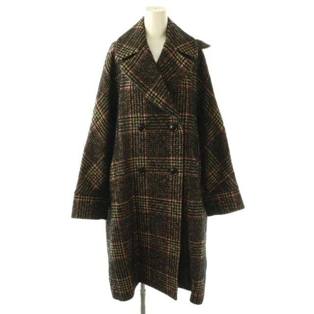 【中古】ティッカ TICCA テントコート ダブル ロング F ブラック /HK ■OS レディース