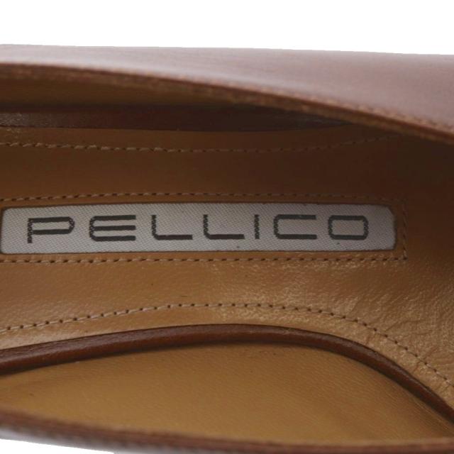 【中古】ペリーコ PELLICO ANIMA パンプス ハイヒール ポインテッドトゥ レザー 34 ブラウン /YO38 レディース