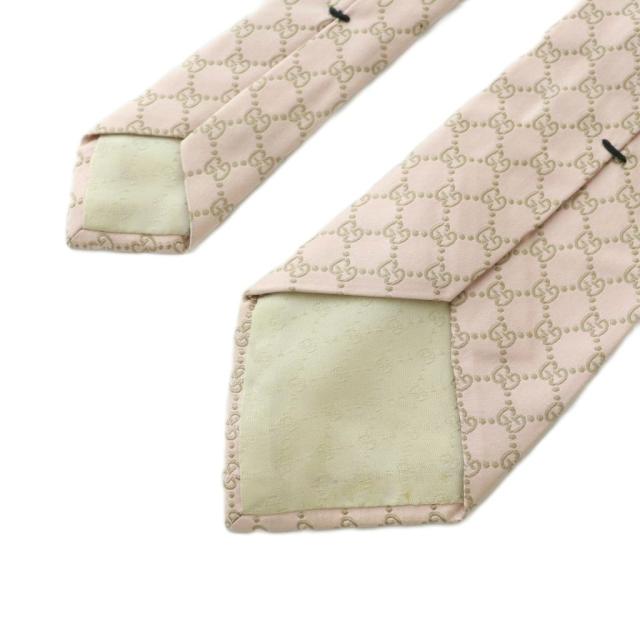 【中古】グッチ GUCCI ネクタイ レギュラータイ シルク GG柄 ピンク /MI ■OS ■OH ■SH メンズ_2