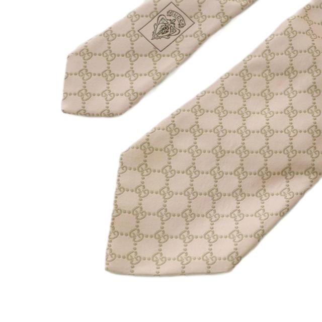 【中古】グッチ GUCCI ネクタイ レギュラータイ シルク GG柄 ピンク /MI ■OS ■OH ■SH メンズ_3