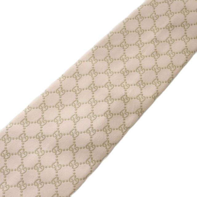 【中古】グッチ GUCCI ネクタイ レギュラータイ シルク GG柄 ピンク /MI ■OS ■OH ■SH メンズ_4