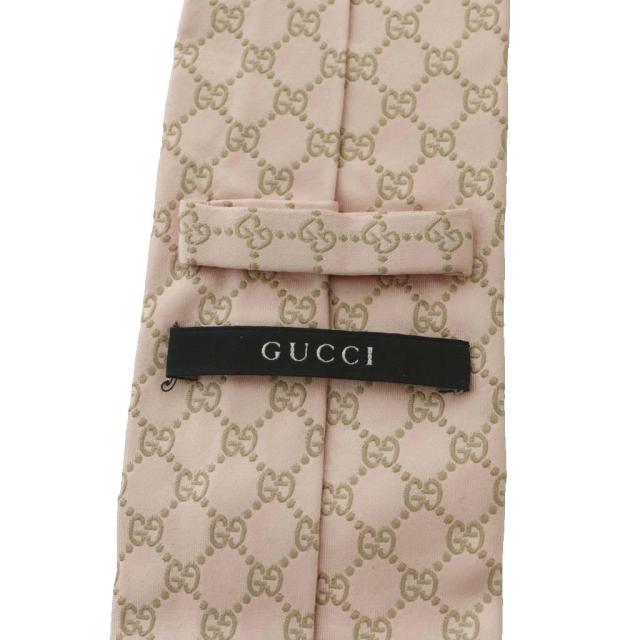 【中古】グッチ GUCCI ネクタイ レギュラータイ シルク GG柄 ピンク /MI ■OS ■OH ■SH メンズ_5