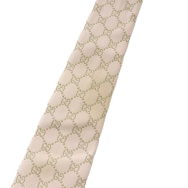 【中古】グッチ GUCCI ネクタイ レギュラータイ シルク GG柄 ピンク /MI ■OS ■OH ■SH メンズ_6