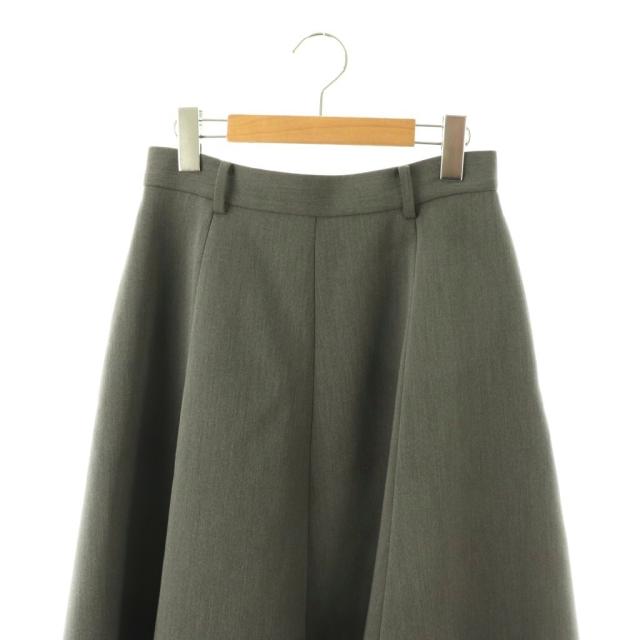【中古】クラネ CLANE BONDING VOLUME SKIRT スカート ロング フレア 2 グレー /NR ■OS レディース_2