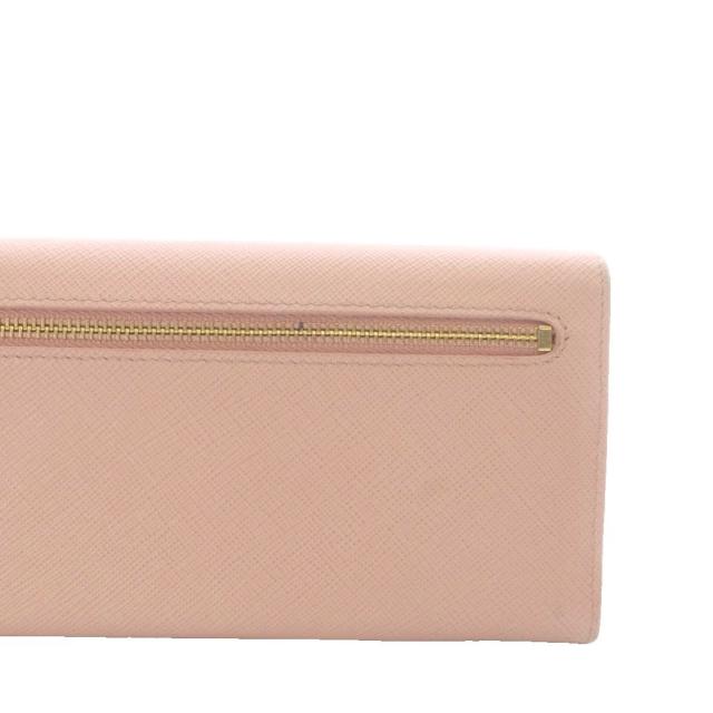 【中古】プラダ PRADA サフィアーノ パスケース付き 長財布 レザー ロゴ ピンク 1MH132 /SR ■OH レディース_2