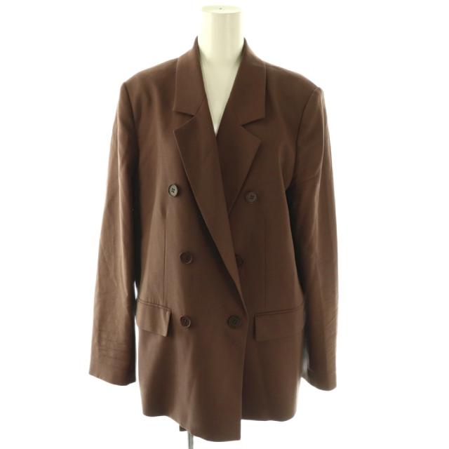 【中古】セオリーリュクス 25AW Suave Saxony Hansen Jacket ダブルブレストジャケット テーラードジャケット 42