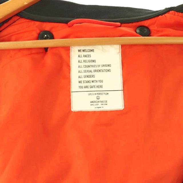 【中古】アメリカンラグシー インサレーションロングジャケット 中綿上衣 L 黒いこと CWU-9P レディース
