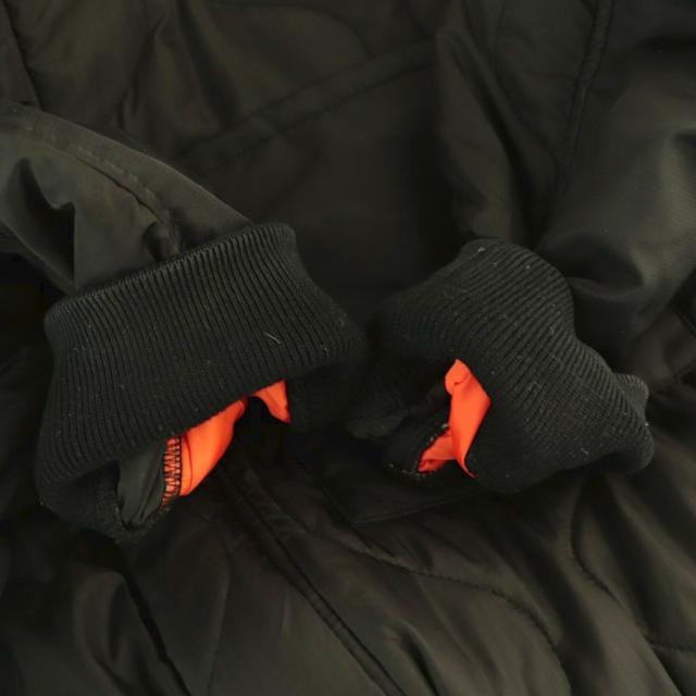 【中古】アメリカンラグシー インサレーションロングジャケット 中綿上衣 L 黒いこと CWU-9P レディース