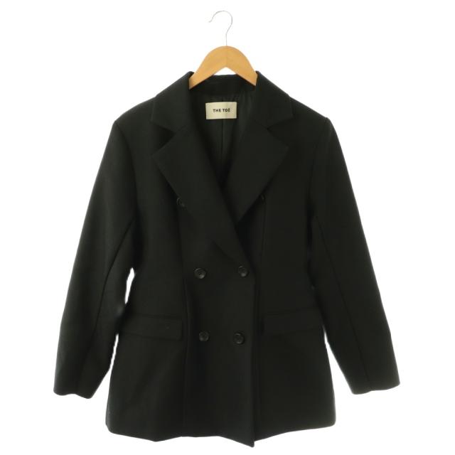 【中古】ザトゥー THE TOE Wittenberg Jacket ダブルブレストジャケット テーラード S ブラック /HK ■OS ■SH