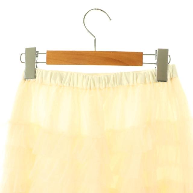 【中古】ハーリップトゥ 26SS Loved one Tulle Skirt スカート ロング チュール フリル S アイボリー /DO ■OS_2
