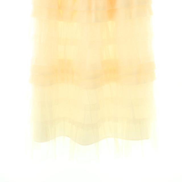 【中古】ハーリップトゥ 26SS Loved one Tulle Skirt スカート ロング チュール フリル S アイボリー /DO ■OS_3