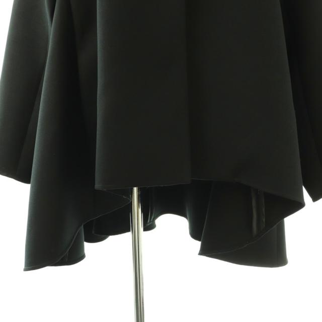 【中古】ル フィル LE PHIL 26SS エアートリプルクロスバックフレアジャケット ノーカラージャケット F ブラック_4
