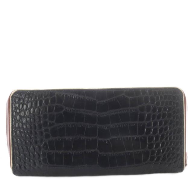 【中古】ドリスヴァンノッテン DRIES VAN NOTEN ラウンドファスナー長財布 レザー 黒 ブラック /SR ■SH レディース_2