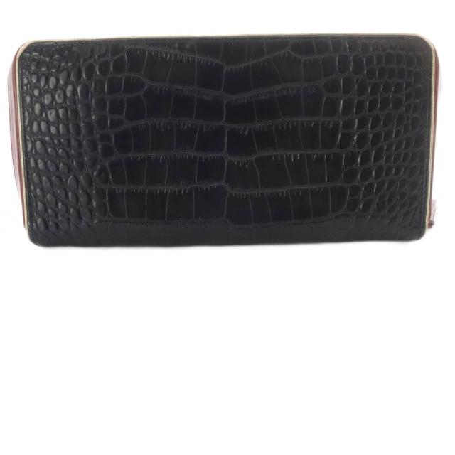 【中古】ドリスヴァンノッテン DRIES VAN NOTEN ラウンドファスナー長財布 レザー 黒 ブラック /SR ■SH レディース_3