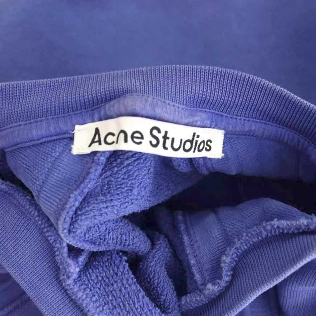 【中古】アクネ ストゥディオズ FN-MN-SWEA000308 エンボスロゴクルーネックスウェット プルオーバー 長袖 XS ブルー_4
