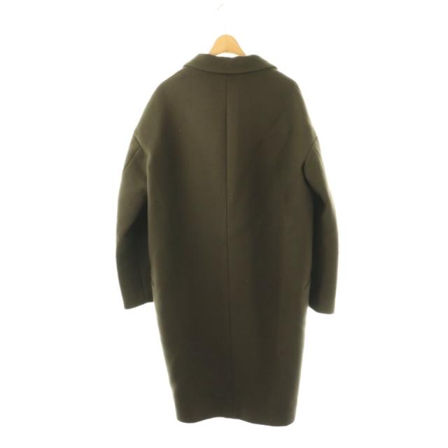 【中古】ムーサ ドゥーズィエム 位置付け MUSE de Deuxieme Classe チェスターコート アウター まっ黒い赤銅色/CX