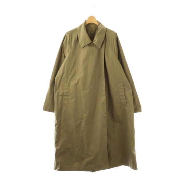【中古】ミューズ ドゥーズィエム クラス MUSE de Deuxieme Classe HIGHPOP トレンチコート コットン F グレージュ