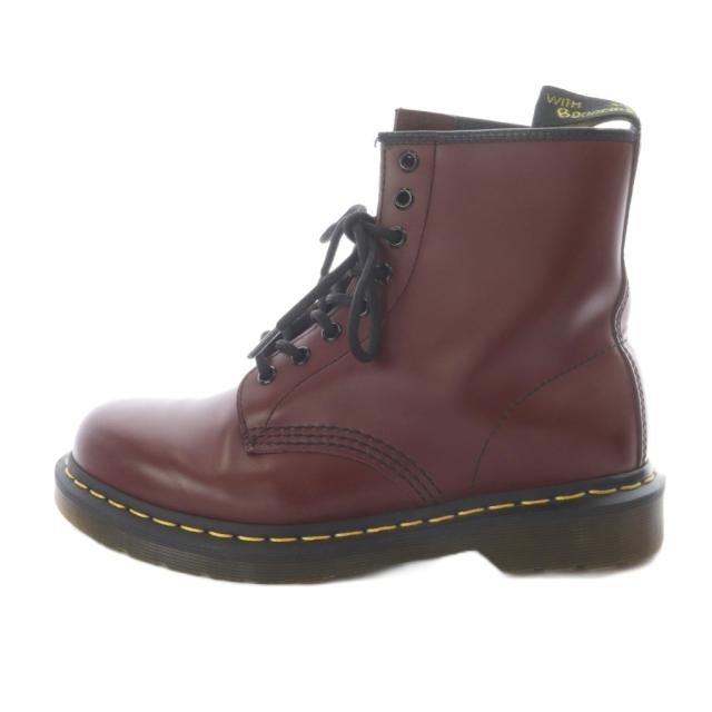 【中古】ドクターマーチン DR.MARTENS 8ホールブーツ ショートブーツ レザー UK7 エンジ 1460 /SR メンズ