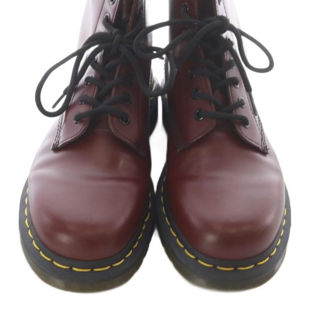 【中古】ドクターマーチン DR.MARTENS 8ホールブーツ ショートブーツ レザー UK7 エンジ 1460 /SR メンズ
