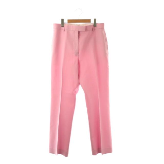 【中古】フェラガモ FERRAGAMO ウールスラックス パンツ 44 ピンク /ES ■OS メンズ