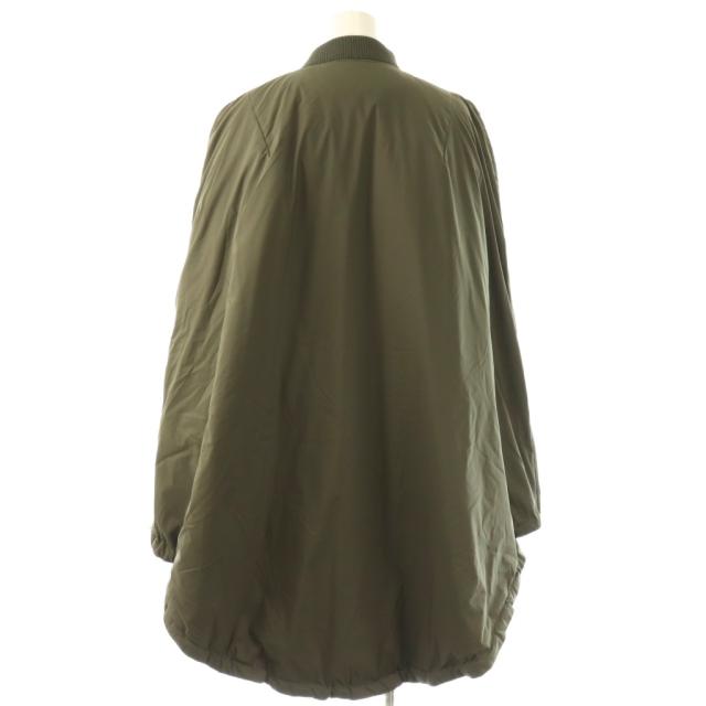 【中古】アドーア ADORE 24AW ストレッチタフタジャケット MA-1 2点セット 38 カーキ /HK ■OS レディース_1