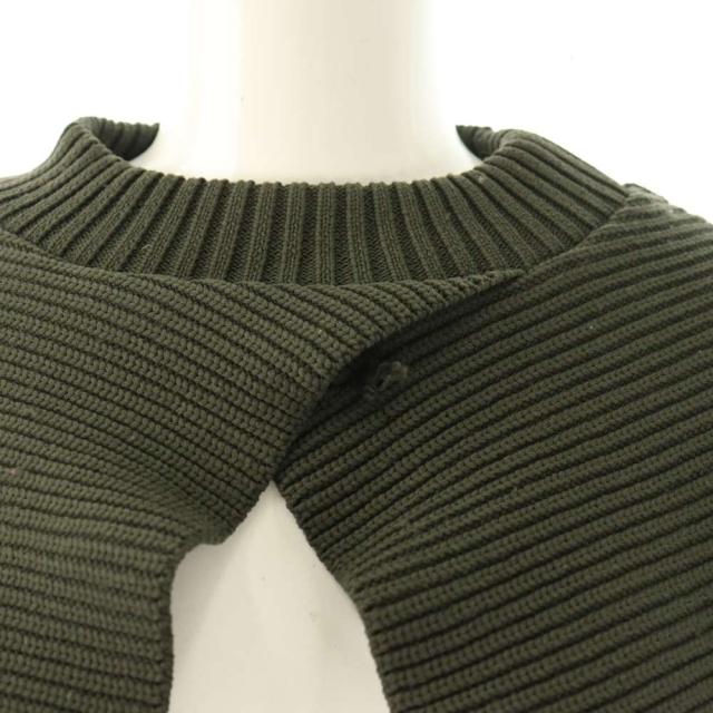 【中古】アドーア ADORE 24AW ストレッチタフタジャケット MA-1 2点セット 38 カーキ /HK ■OS レディース_8