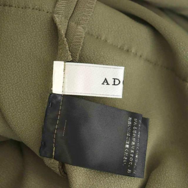 【中古】アドーア ADORE 24SS ダブルジョーゼットスカート フレア ロング 38 カーキ /HK ■OS レディース_5