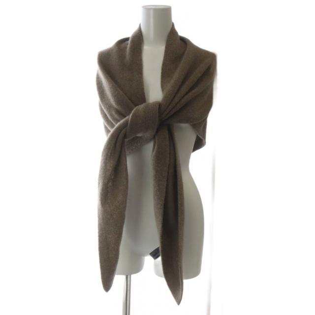 【中古】アパルトモン ドゥーズィエムクラス L'Appartement DEUXIEME CLASSE 25AW Cashmere Triangle Wrap ブラウン