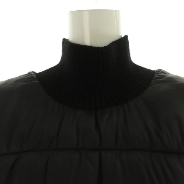 【中古】エンフォルド ENFOLD RIB-NECK VEST 中綿ベスト 切替 ナイロン 38 ブラック /MY ■OS レディース_3
