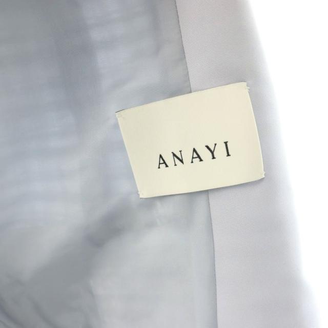 【中古】アナイ ANAYI 25SS ミックスツイードカーヴィージレ ベスト 36 ブルー /DF ■OS レディース_4